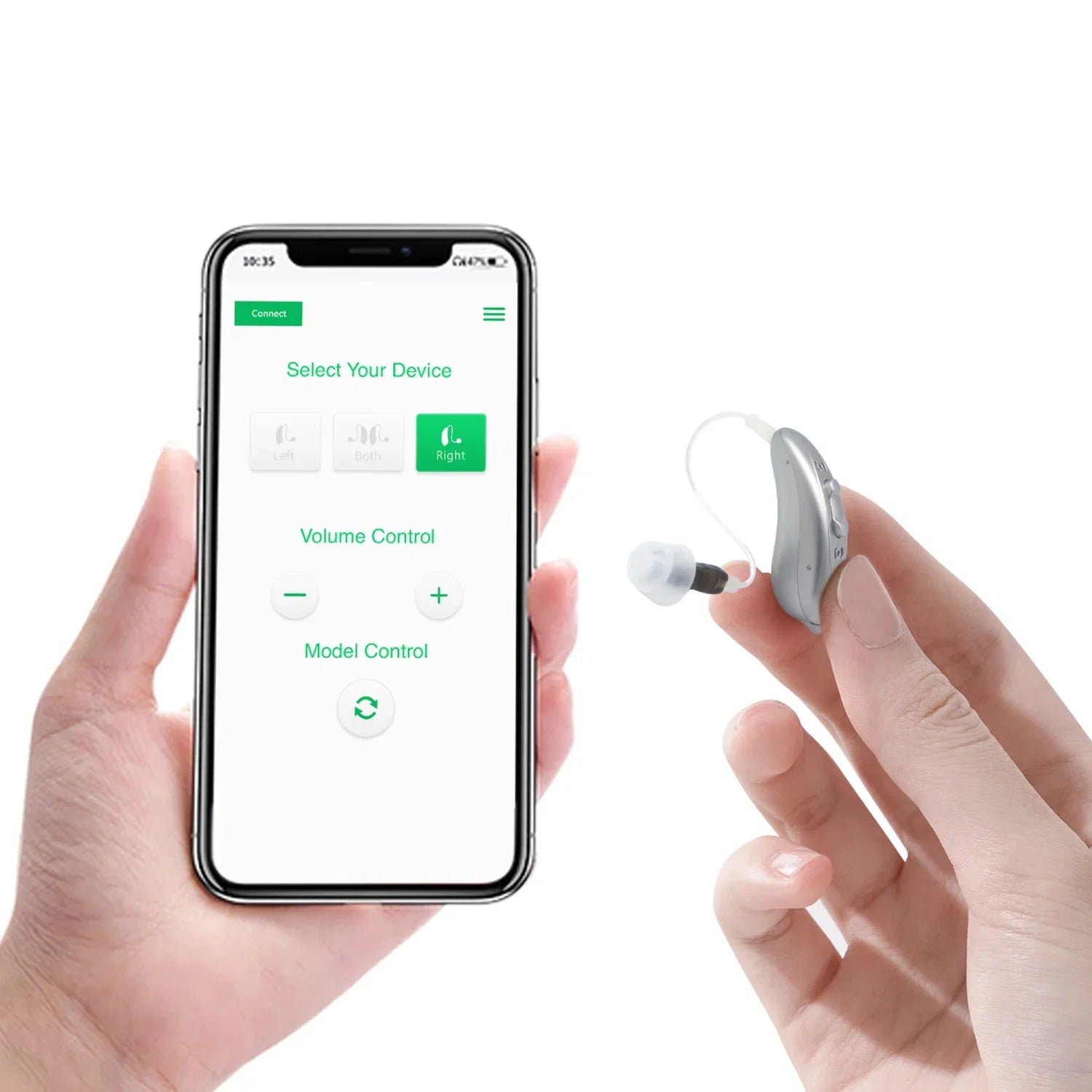 V03B RIC OTC Bluetooth Hearing Aids With App Control | CHOSGO