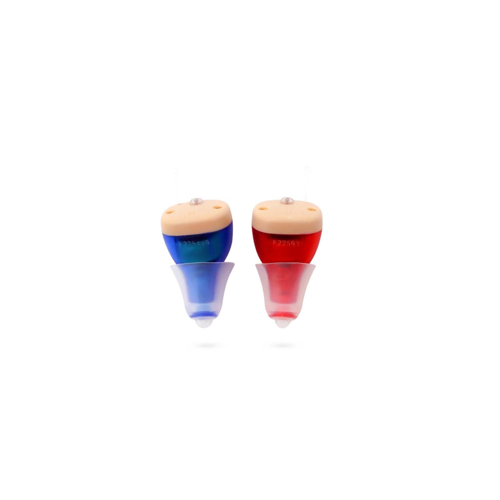 CHOSGO K419R Rechargeable Digital Mini CIC Hearing Aids | Invisible OTC FDA-Registered (Pair)