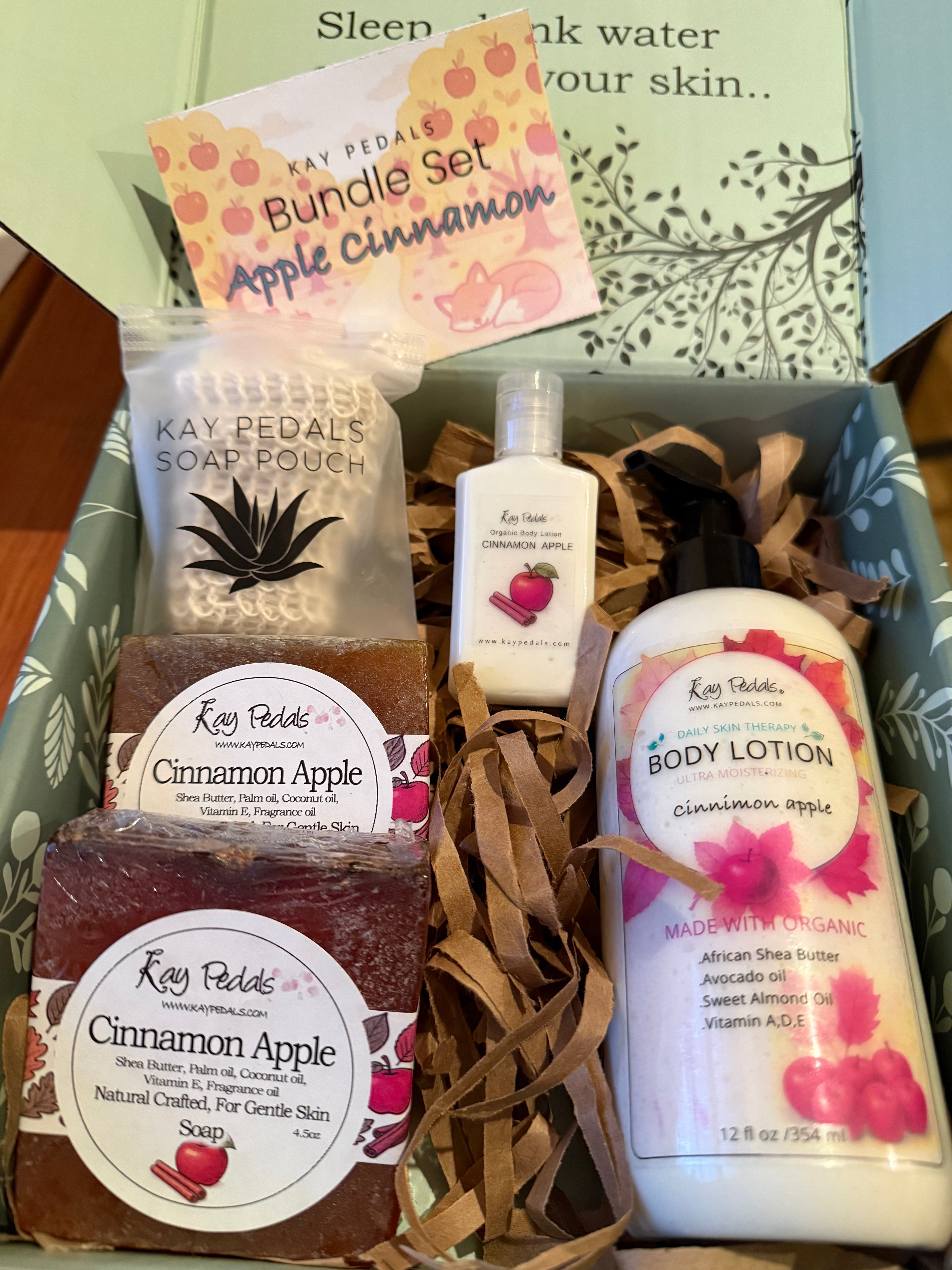 Cinnamon Apple Skincare Bundle Gift Set
