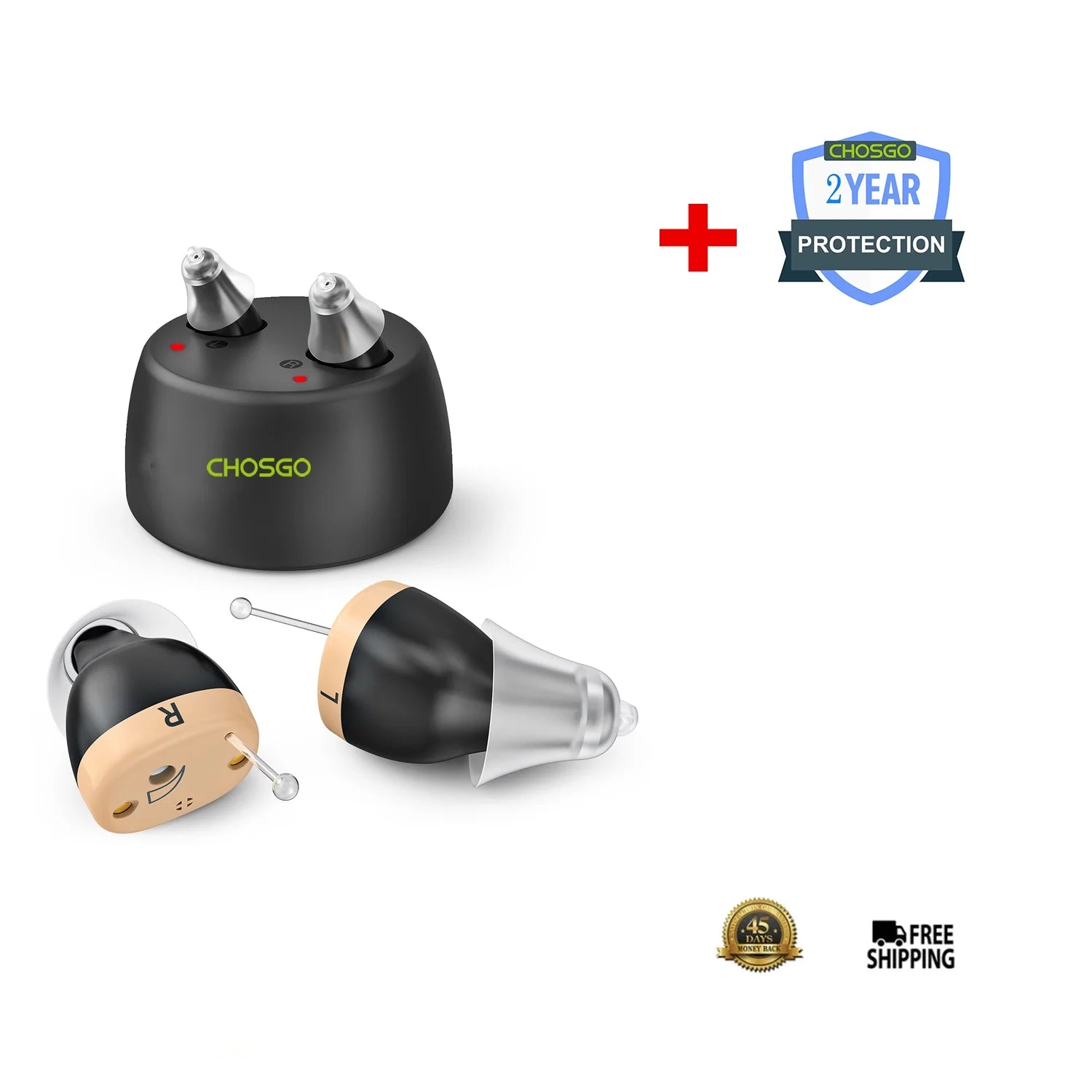 K19R OTC Hearing Aids with 2-Year Protection Plan | CHOSGO