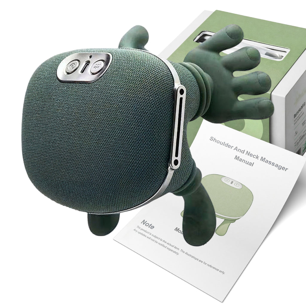 Bionic 4D Neck & Shoulder Massager with Heat – Cordless Deep Kneading Electric Massager (2026 Upgraded Version)