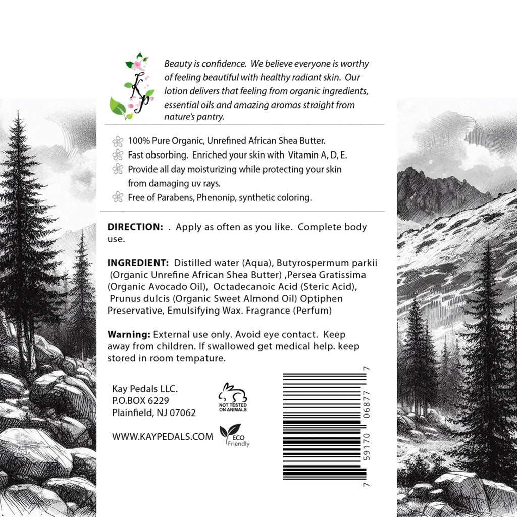 Timber Spring Natural Organic Body Lotion 12oz