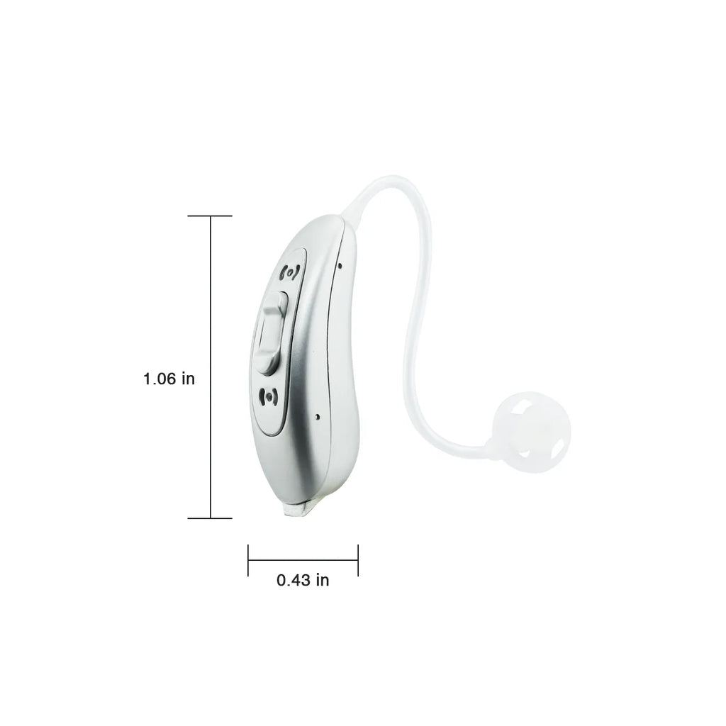 CHOSGO V402R Rechargeable Digital Hearing Aids | OTC FDA-Registered | Noise Cancelling (Pair)