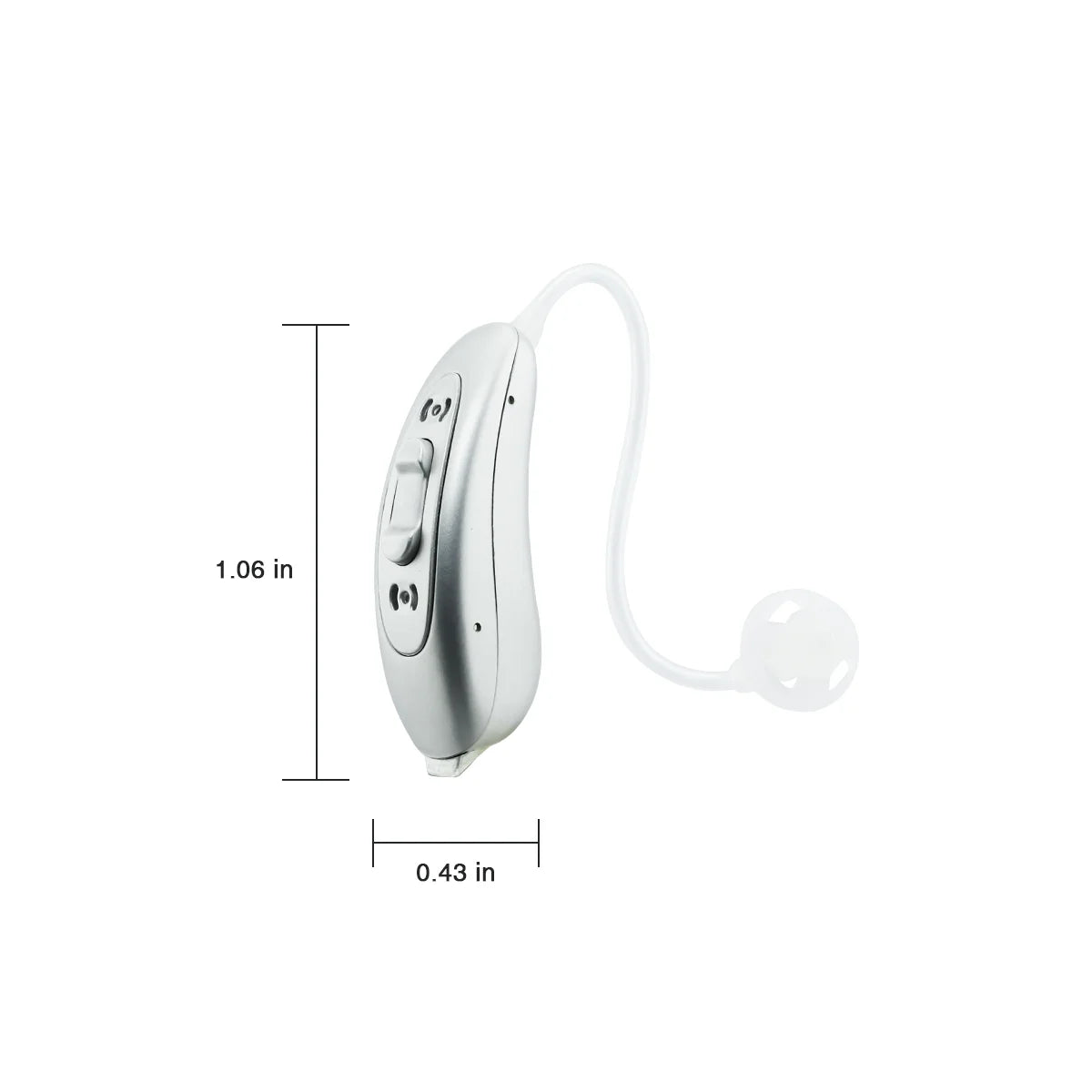 CHOSGO V402R Rechargeable Digital Hearing Aids | OTC FDA-Registered | Noise Cancelling (Pair)