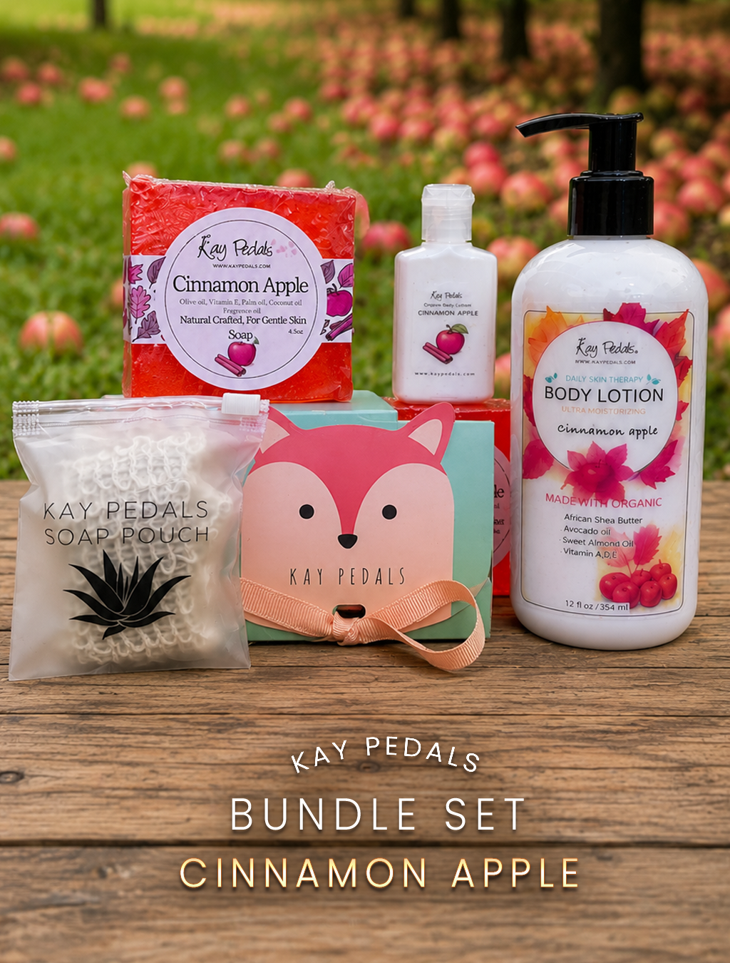Cinnamon Apple Skincare Bundle Gift Set