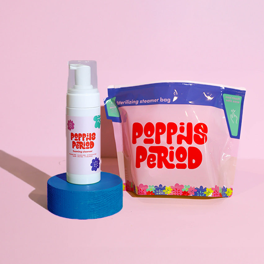 Clean Care Kit- Foaming Cleanser & Steamer Bag