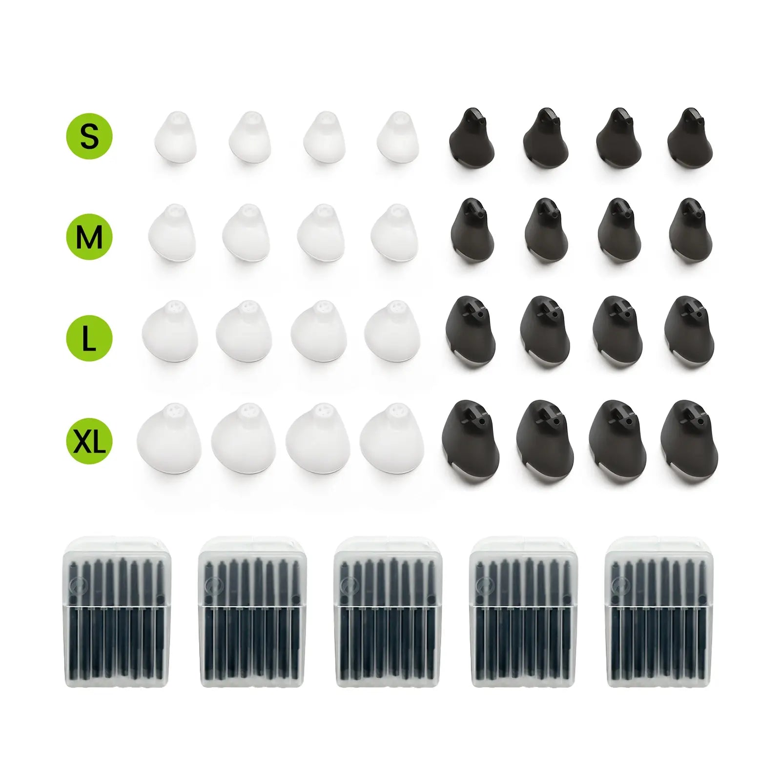 Domes and Wax Guard Kit / 32 pcs domes & 40 filters(5 packs) wax guard