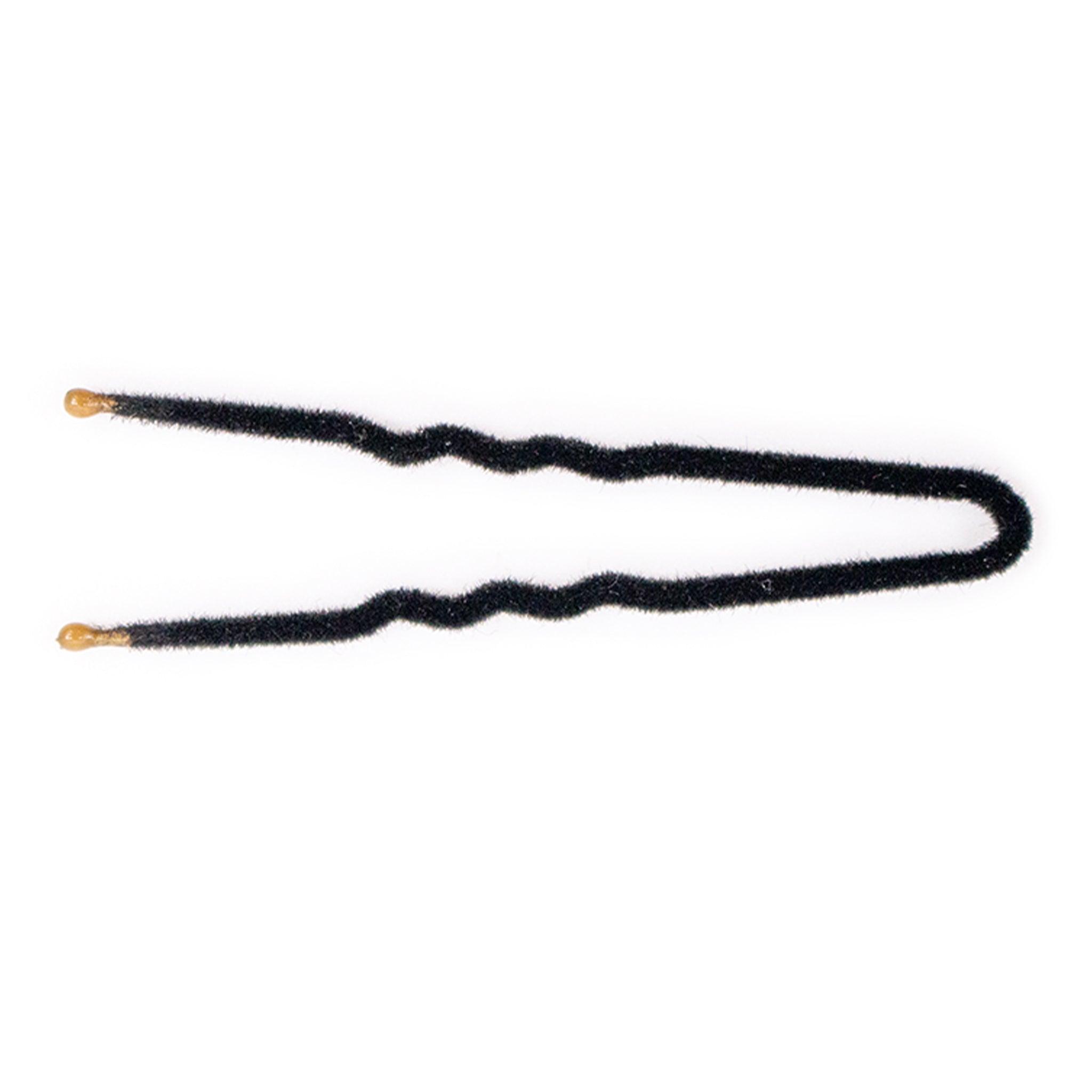 Frenchies Black Velvet Hairpins