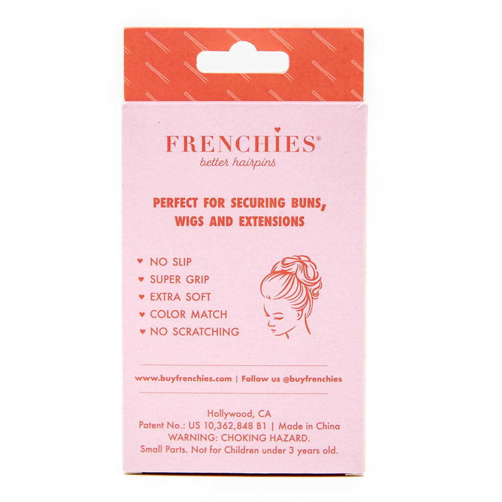 Frenchies Black Velvet Hairpins