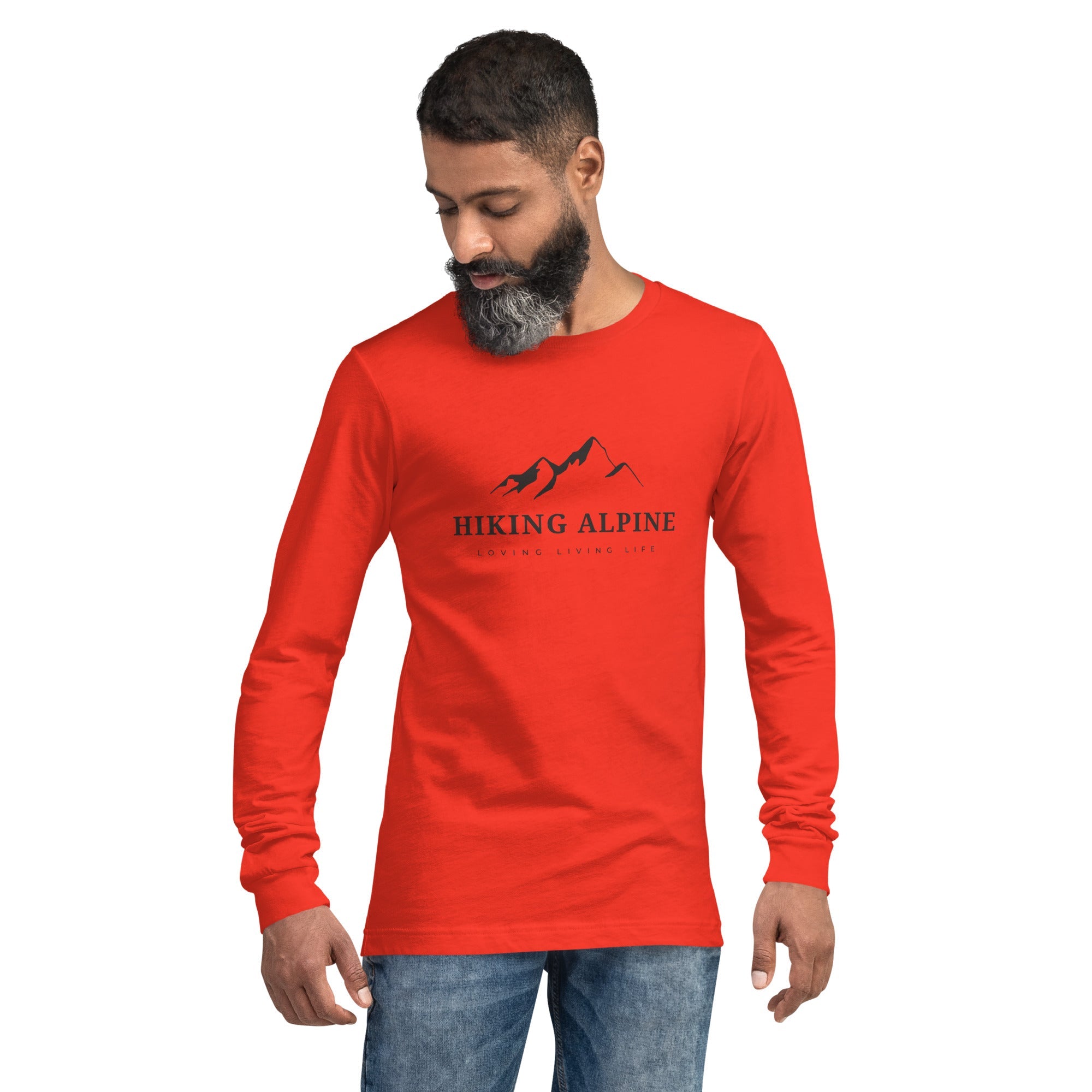 Hiking Alpine Crest Unisex Long Sleeve Tee