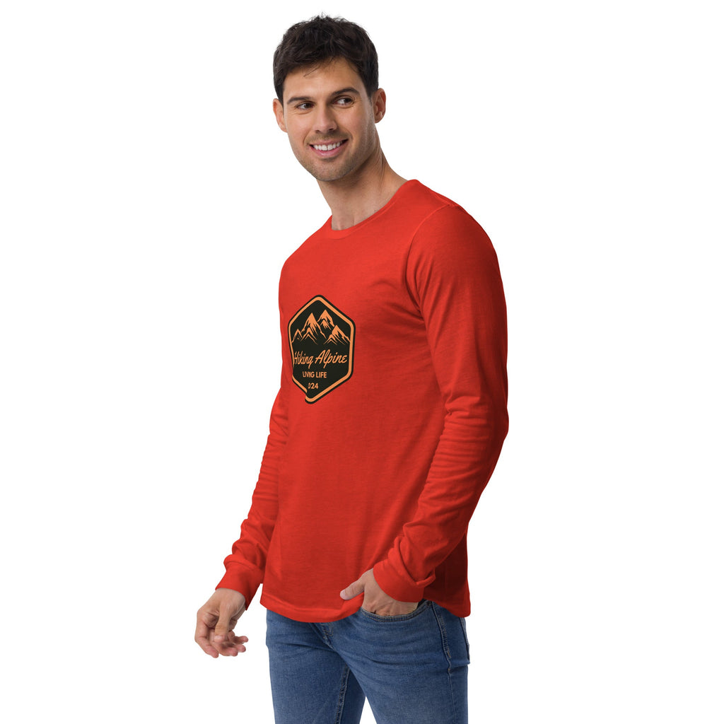 Hiking Alpine Live Life Unisex Long Sleeve Tee