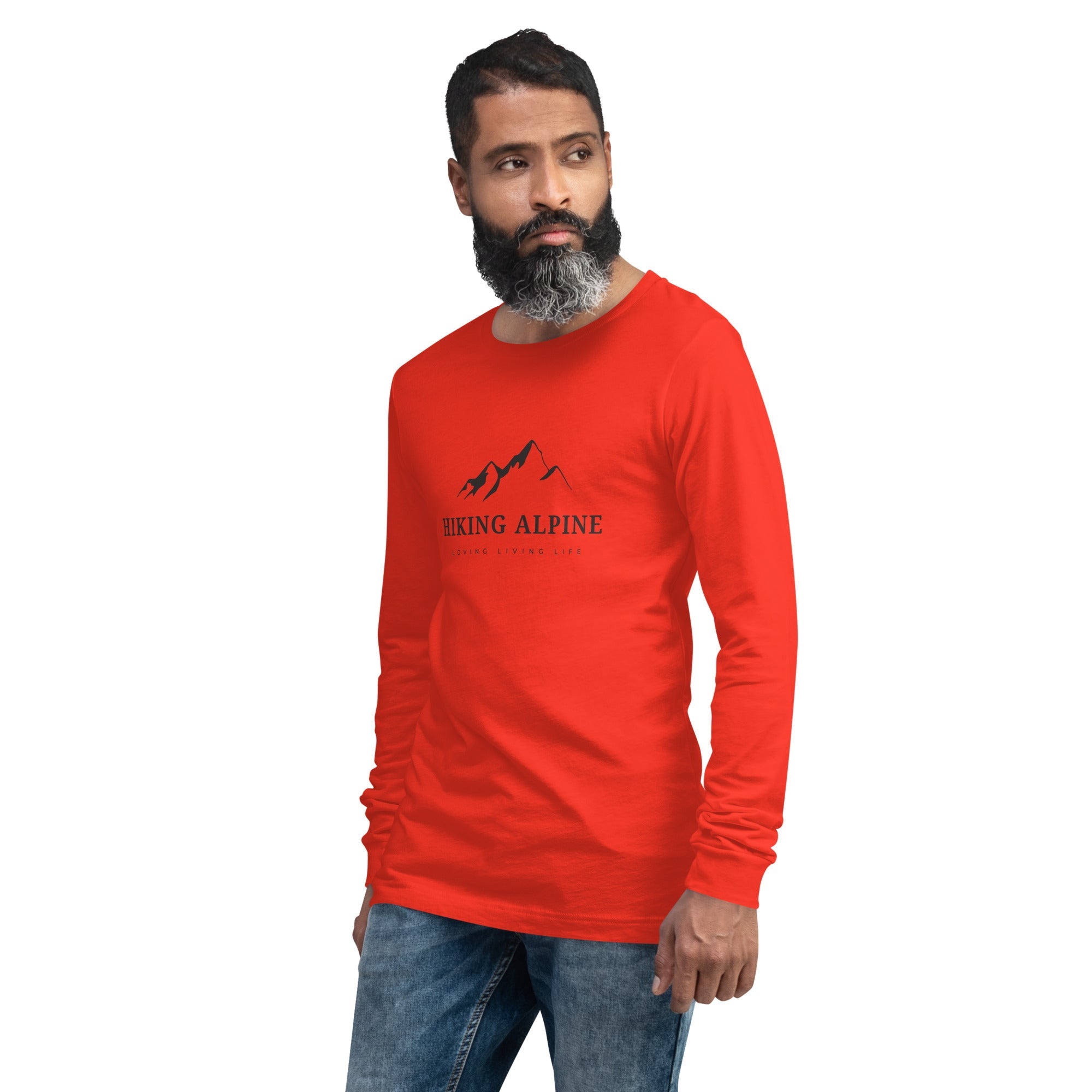 Hiking Alpine Crest Unisex Long Sleeve Tee
