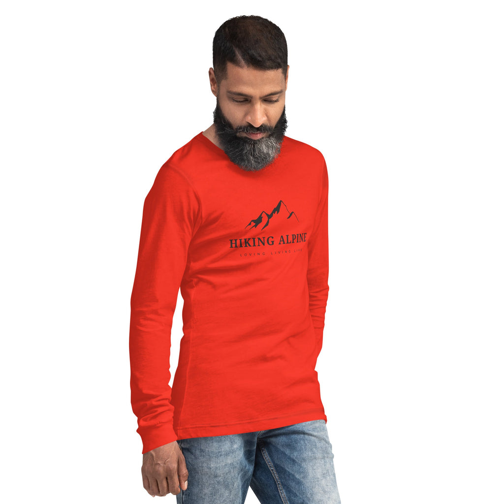 Hiking Alpine Crest Unisex Long Sleeve Tee