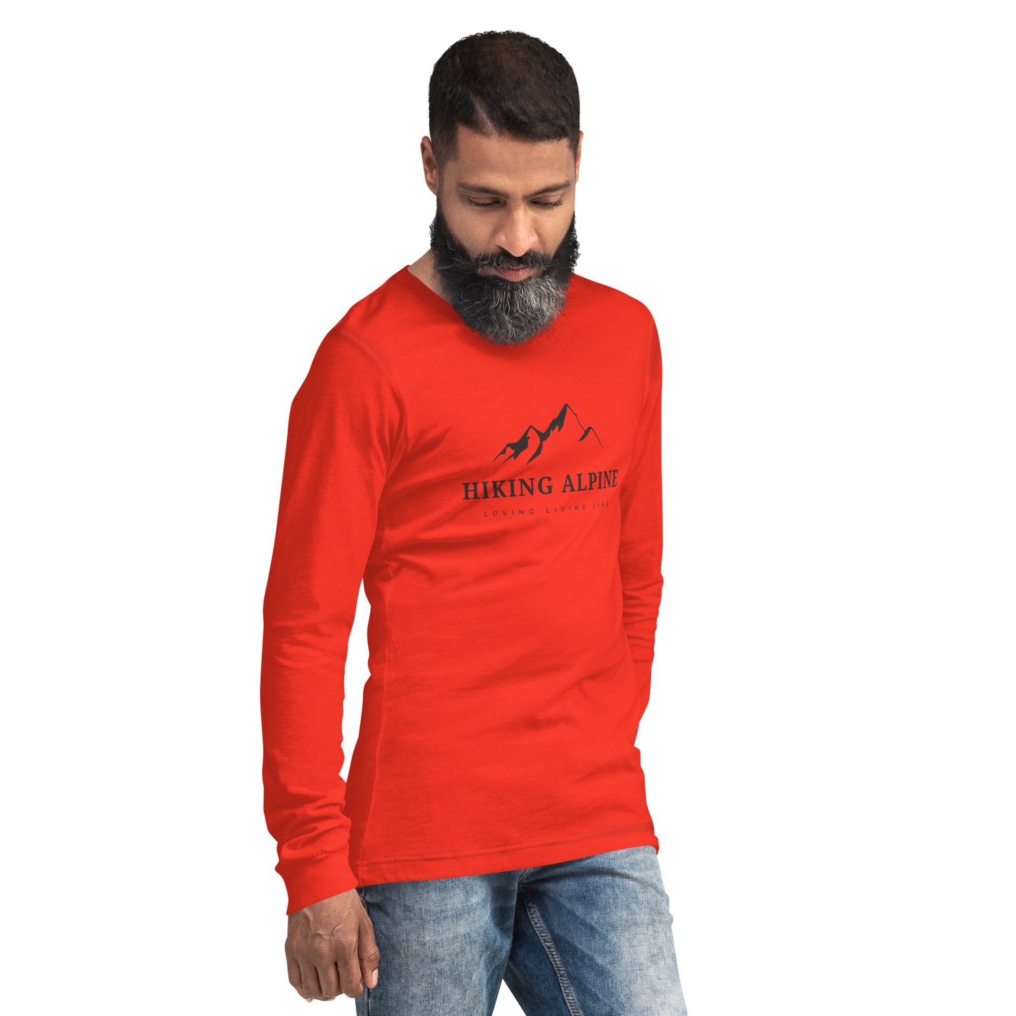 Hiking Alpine Crest Unisex Long Sleeve Tee